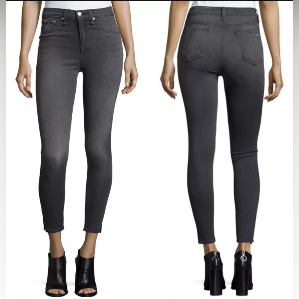 RAG & BONE 10 Inch Capri Jean With Slit size 24 NWT